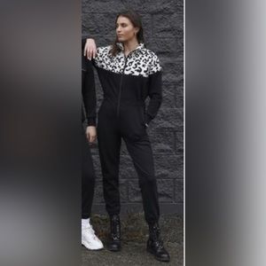 Snow Leopard Girlfriend Romper - Smash and Tess & Brunette Collab